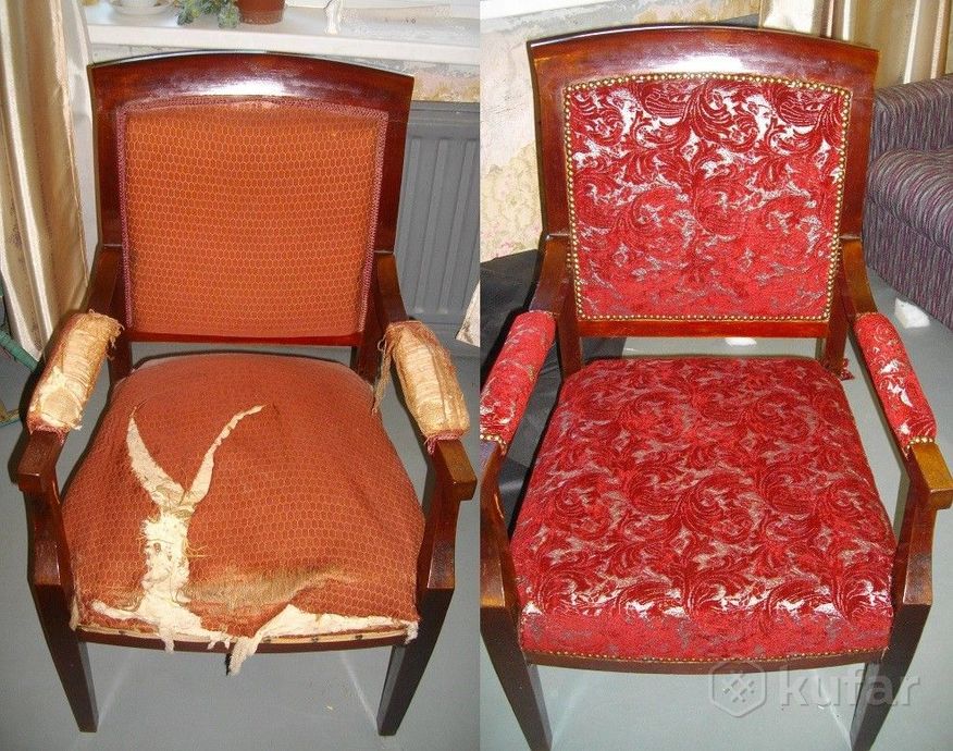 фото реставрация стульев, кухонных уголков 2