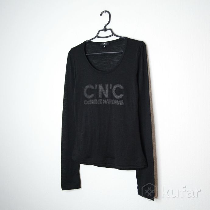 фото лонгслив топ кофта costume national cnc vintage wool blend long made in italy y2k rap sk8 archive y3 1