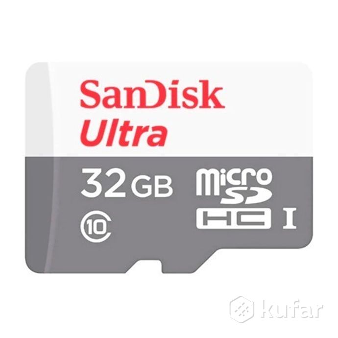 фото карта памяти sandisk ultra microsdhc 32gb 80mb/s (sdsquns-032g-gn3ma) 2