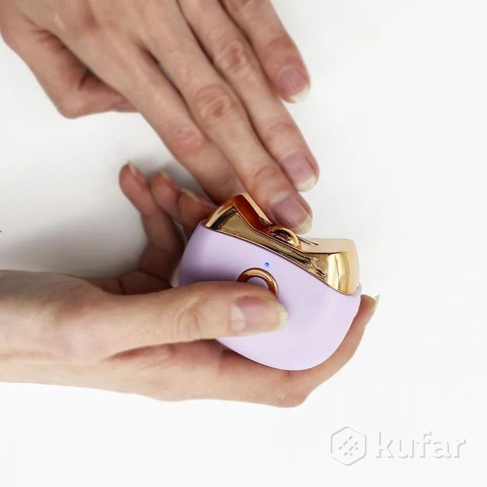 фото портативный триммер для обработки ногтей electric nail clipper mjq-2022 (2 режима мощности, led-подс 9