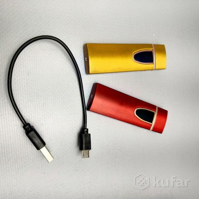 фото электронная usb зажигалка lighter smoking set бордовый 7