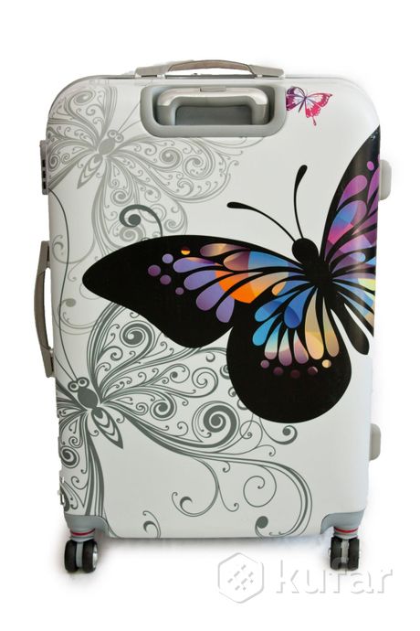 фото комплект чемоданов аnanda бабочки принт 1