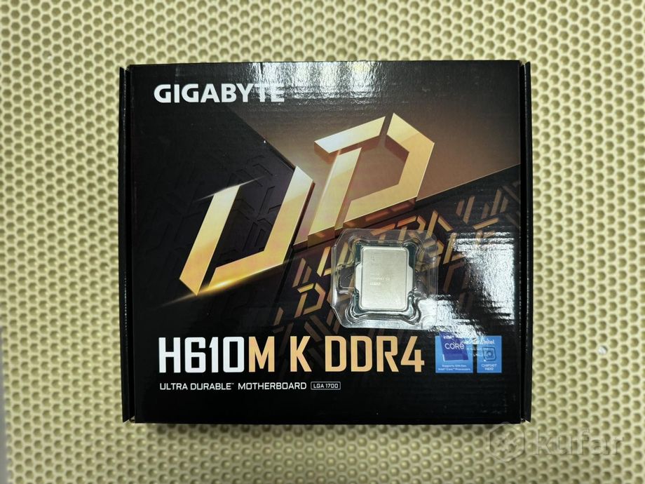 фото комплект intel core i5 12400f + мп gigabyte h610m k ddr4 (гарантия) 0