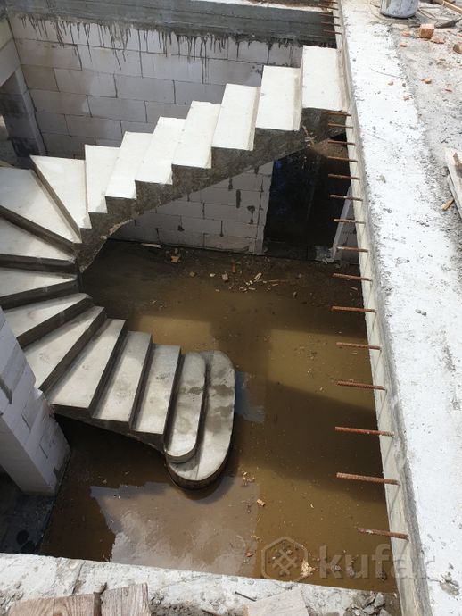 фото лестница монолитная бетонная  все виды 13