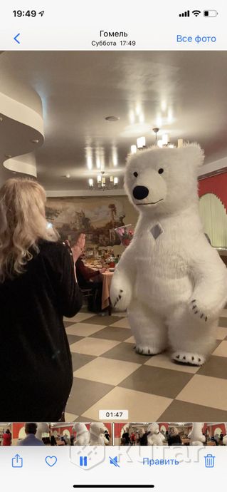 фото костюм белого медведя пневмо аэро 1