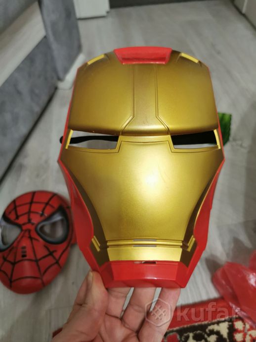 фото маска человек паук супергерой 2 шт 0