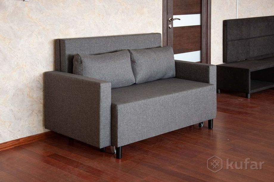 фото прямой двухместный диван-кровать визит-3 (5 цветов в наличии) 5