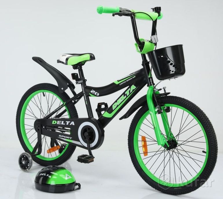 фото детский велосипед delta sport+шлем+передний тормоз 1