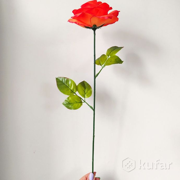 фото роза искусственная 65 см 2