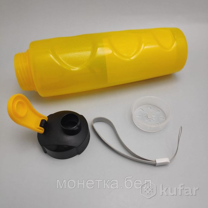 фото анатомическая бутылка с клапаном healih fitness для воды и других напитков, 700 мл. сито в комплекте 4