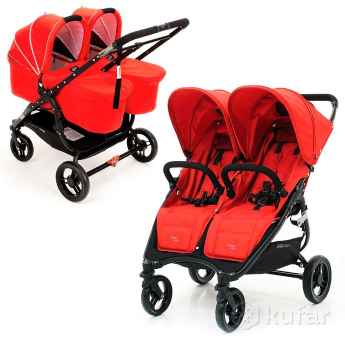 фото детская коляска для двойни valco baby snap duo 2 в 1 2