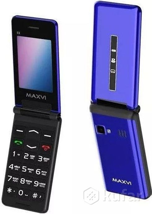 фото мобильный телефон ''maxvi'' e9 blue dual sim 0