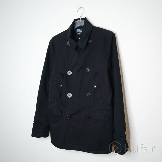 фото пальто плащ тренч polo ralph lauren vintage navale coat 0