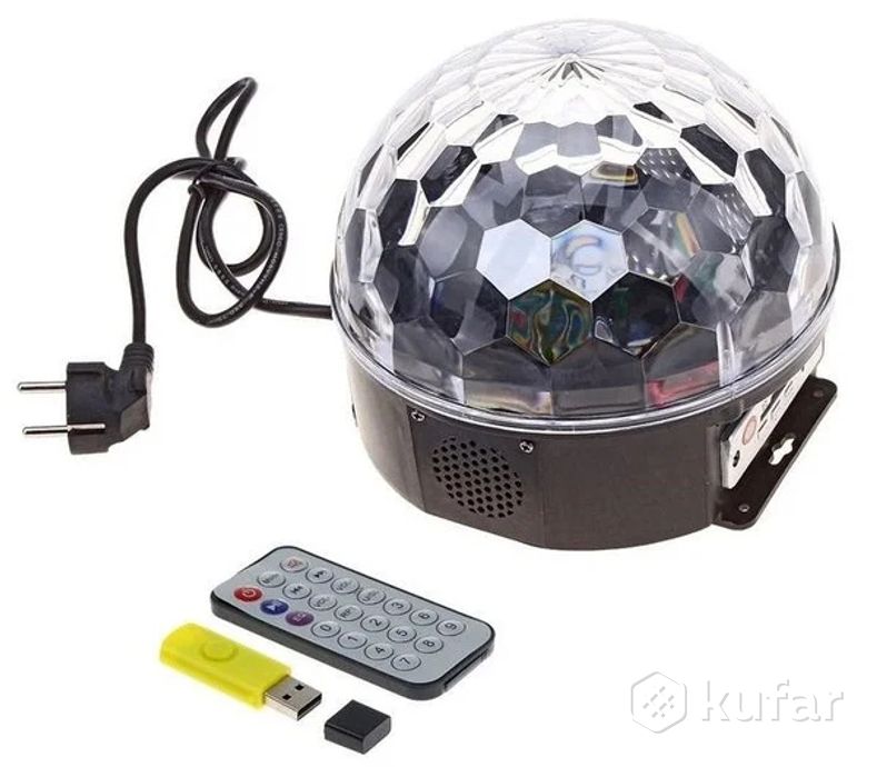фото светодиодный диско-шар led magic ball с bluetooth 5