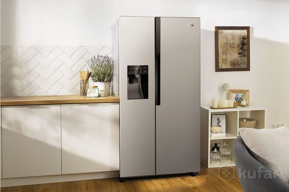 фото холодильник side by side gorenje nrs9fvx 8