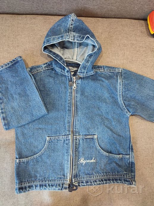 фото ветровка/куртка джинсовая на девочку на 6-7 лет 1