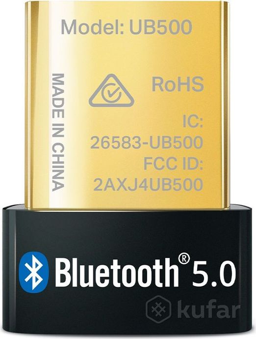 фото беспроводной usb-адаптер ''tp-link'' ub500, bluetooth 5.0, usb black, nano 2