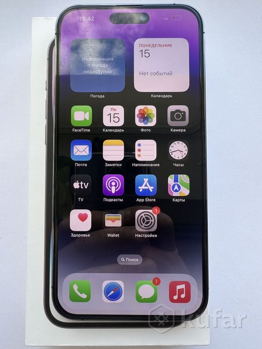 фото apple iphone 14 pro max 128 gb deep purple в отличном состоянии гарантия 1