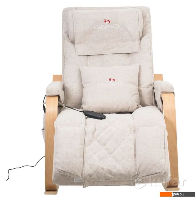 фото массажеры и массажные кресла calviano armonia (светло-бежевый) 0