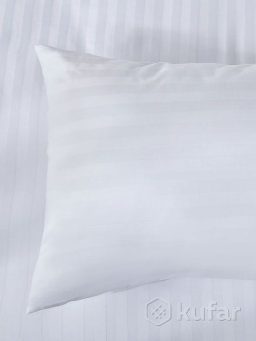 фото комплект постельного белья с простынёй на резинке полуторный, двуспальный, евро loon страйп 3