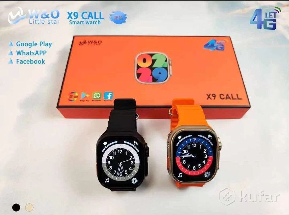 фото smart watch x9 ultra 2 -4g. apple ultra 2 (на aндрoидe 8.1). быстрая доставка по беларуси 11