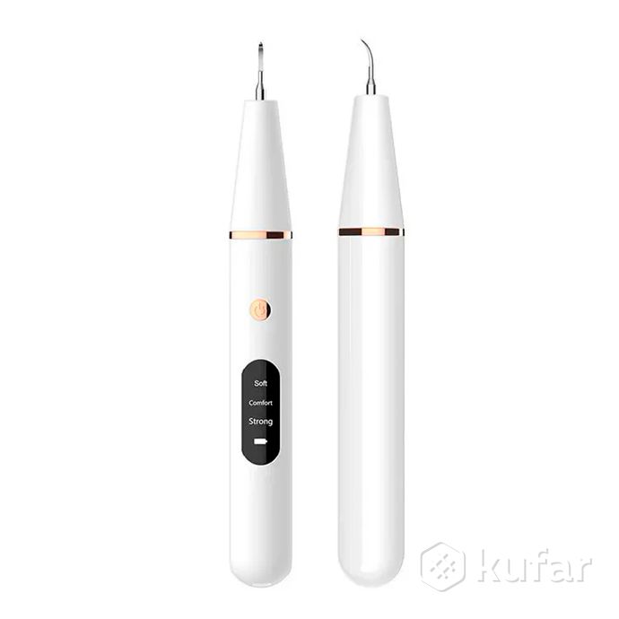 фото электрический ультразвуковой скалер для чистки зубов с 2 сменными насадками home-use dental tools 0