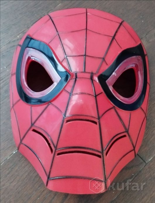 фото маска человека паука светится от ребенка до взросл 1