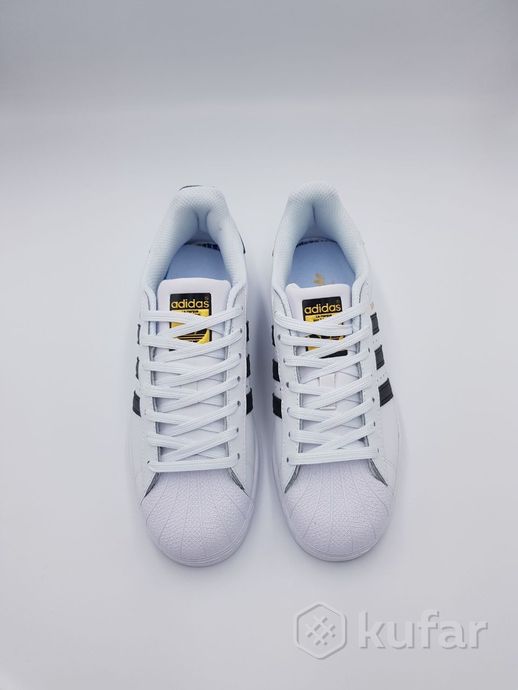 фото кроссовки белые adidas superstar женские / подростковые / демисезонные / повседневные 4