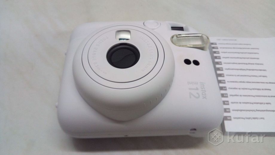фото фотоаппарат с мгновенной печатью fujifilm instax mini 12 (белый 1