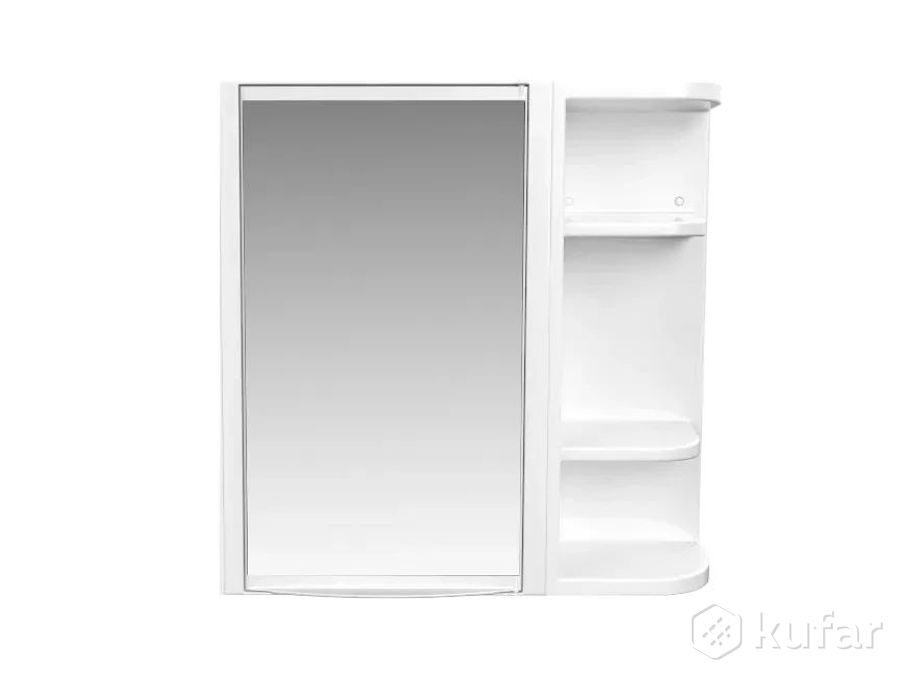фото berossi шкаф с зеркалом вк hilton universal (снежно-белый) 0