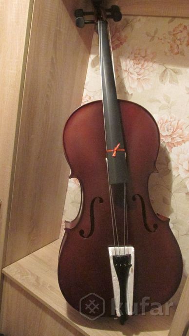 фото виолончель новая 4-4 (верх - массив ели) 0