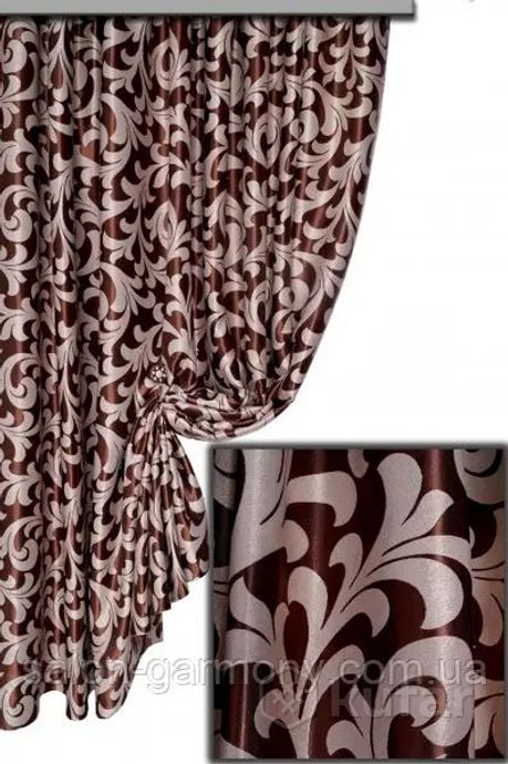 фото шторы жаккардовые и двухсторонние готовые на ленте, ткани  и на пошив 10