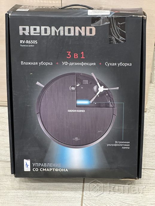 фото робот-пылесос redmond rv-r650s wifi моющий гарантия 1