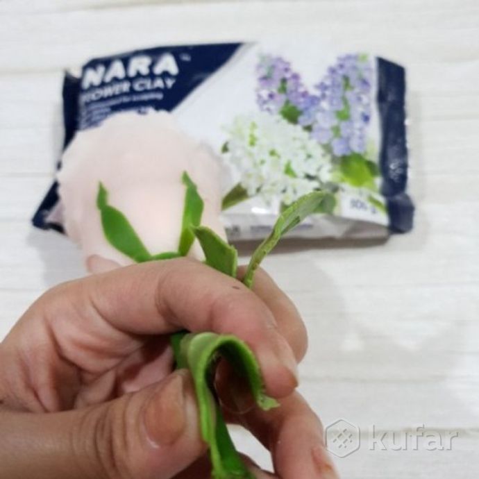 фото цветочная глина nara flower clay 250г + подарок вайнер цветок 1