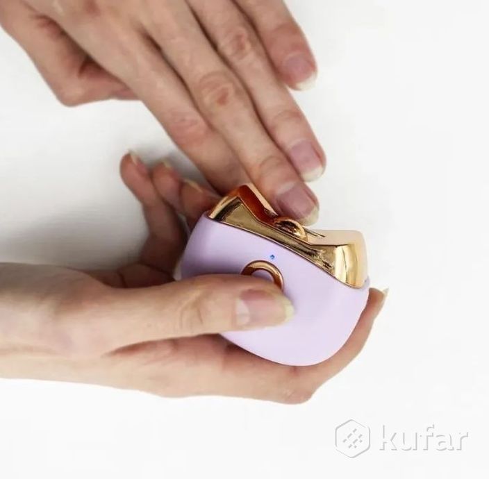 фото портативный триммер для обработки ногтей electric nail clipper mjq-2022 (2 режима мощности, led-подс 4