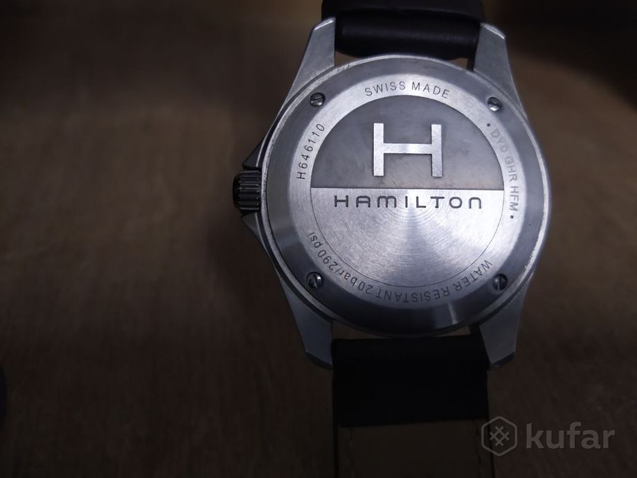 фото скидка часы hamilton khaki pilot ref h64 611 535 (а.40-037352) 4