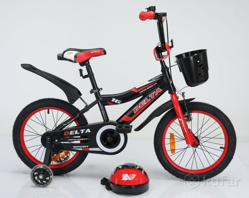 фото детский велосипед delta sport+шлем+передний тормоз 4