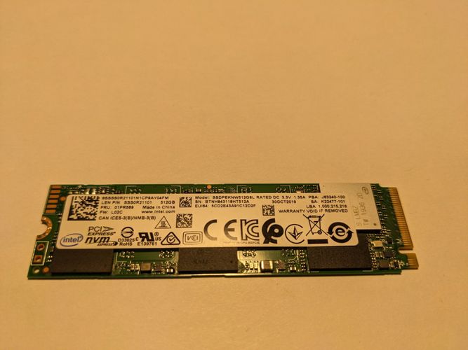 SSD Intel 512GB SSDPEKNW512G8L 