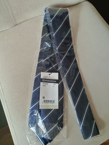 Новый галстук Henderson 100% шёлк 