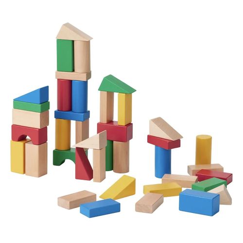 Набор деревянных кубиков IKEA, 40 штук, новые 