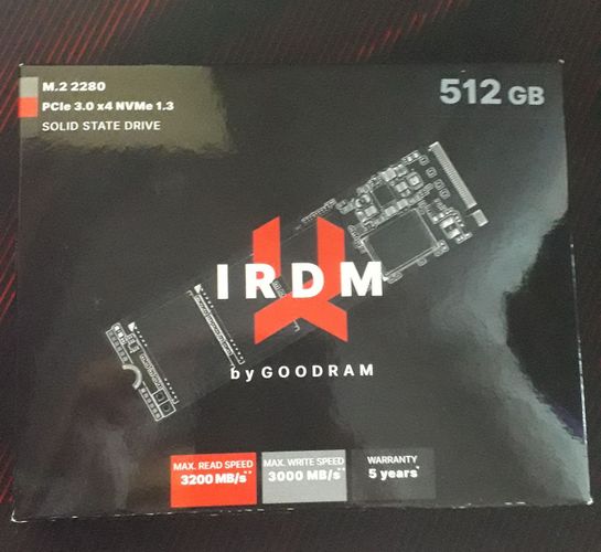 SSD GOODRAM IRDM M.2 512GB