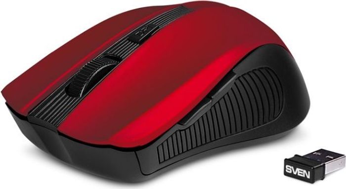Мышь Sven RX-350W Red, USB