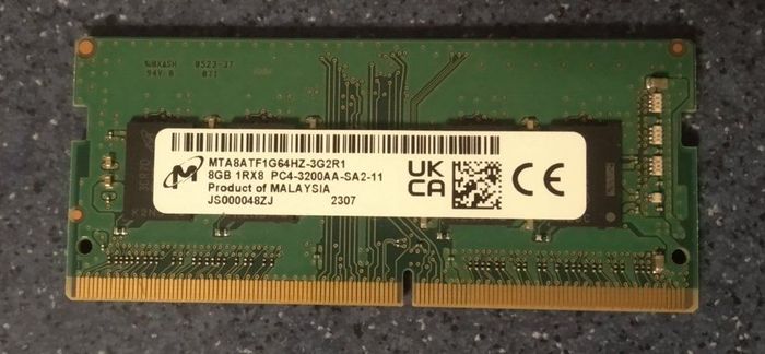 Память для ноутбука DDR4 SO-DIMM 8Gb PC4-3200