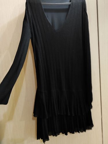 Zara платье в рубчик 