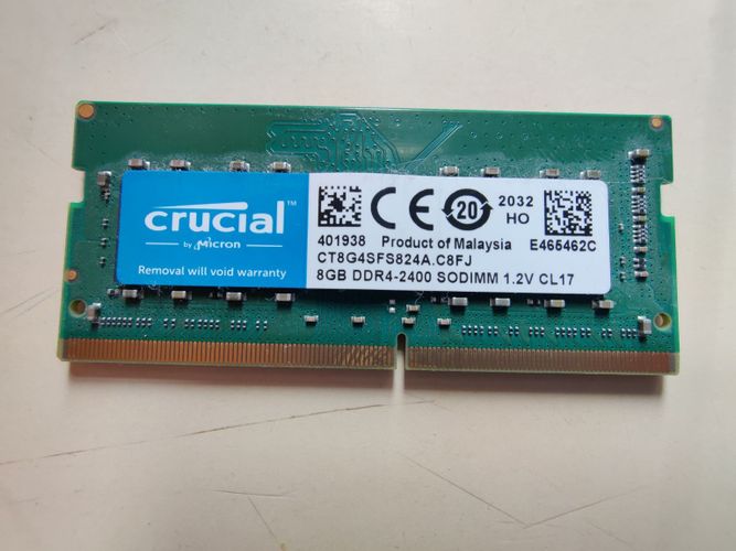 Crucial DDR4 SO DIMM 8GB 2400MHz