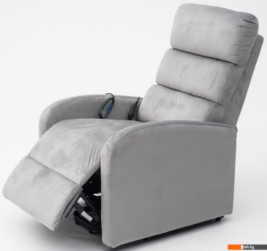 Массажеры и массажные кресла Calviano 2166 (серый велюр)