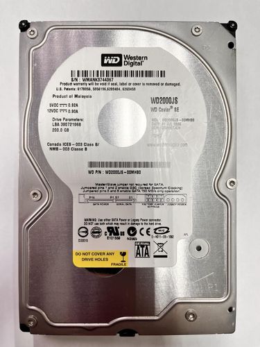 Жесткий диск WD 200ГБ SATA 3.5'' WD2000JS