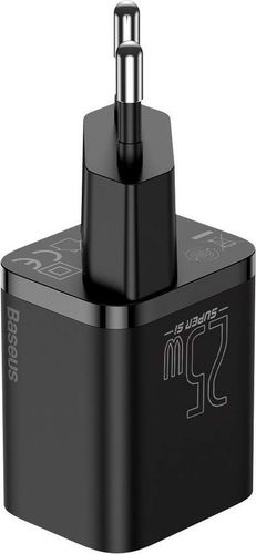 Сетевое зарядное устройство ''Baseus'' TZCCSUP-L01 Black 1xUSB Typ C, 3 А +  кабель