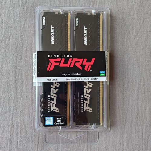 ОЗУ Kingston Fury Beast DDR4 3200 CL16 2x8 (16) GB