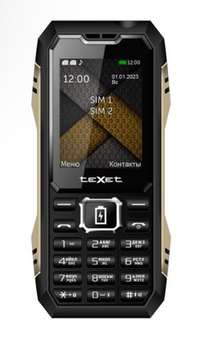 Мобильный телефон Texet TM-D428 +ЗУ WC-111, Black
